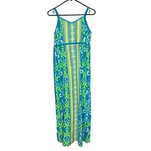 Justice Maxi Halter Dress Bright Colorful Sequins Girls Size‎ 18 Summer Beachy